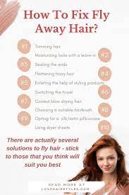 10 Failsafe Steps How To Get Rid Of Flyaways - Love Hairstyles