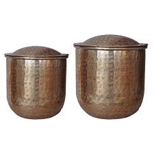 Collection de therese chassot • dernière mise à jour il y a 12 semaines. Magnifique Set De Deux Boites En Fer Martele De Couleur Dore