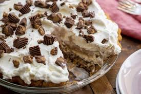 We think this dessert is aptly named! Cooking On Deadline Chocolate Peanut Butter Ice Cream Pie