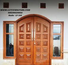 Pintu Rumah Mewah Terbaru Adalah Salah Satu Produk Pintu Utama Rumah Yang Didesain Menggunakan Bahan Kayu Jati Terbaik Finishing Na Rumah Mewah Pintu Kemewahan
