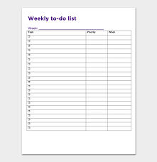 Maybe you would like to learn more about one of these? Things To Do List Template 20 Printable Checklists Word Excel Pdf
