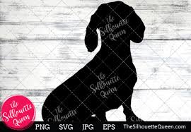 Download Dachshund Dog Silhouette Graphic By Thesilhouettequeenshop Creative Fabrica SVG Cut Files