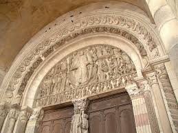 Autun Saone Loire Cathedrale St Lazare Tympan Du Portail Style Roman Bourguignon Xiieme Region Bourgogne Cathedrale Loire