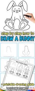 Start by drawing the vest, followed by the tie and pants. How To Draw A Bunny Cute Step By Step Easy Peasy And Fun