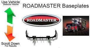 Maybe you would like to learn more about one of these? Roadmaster Tow Bar Base Plates Brackets Accessories