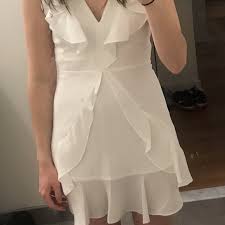 We did not find results for: Bcbgmaxazria Dresses Bcbgmaxazria White Tyrah Sleeveless Ruffle Dress Poshmark