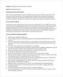 Administrative assistant job description template. Free 9 Sample Administrative Assistant Job Descriptions In Pdf Ms Word