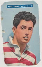 DONCASTER ROVERS 2 MAGAZINE PHOTOS 1950;s ALICK JEFFREY AND KEN HARDWICK  £1.13