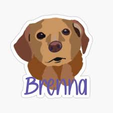 Brenna Name With Flowers Merch & Gifts for Sale