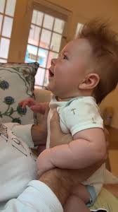 When you are talking to a baby but you’re use to talking to a dog 🤣🤣🤣.