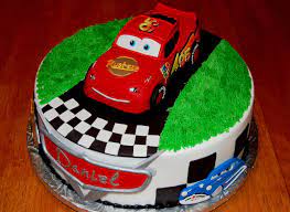 One race car letters, race car theme for boys cake smash, first birthday or bedroom decor custom painted letters. Birthday Cake For Boy Car Design Novocom Top