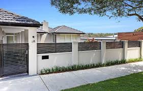 Modern Design Gartentor Hauswand In 2020 Modernes Zaun Design Vorgarten Zaun Ideen Blickdichte Zaune