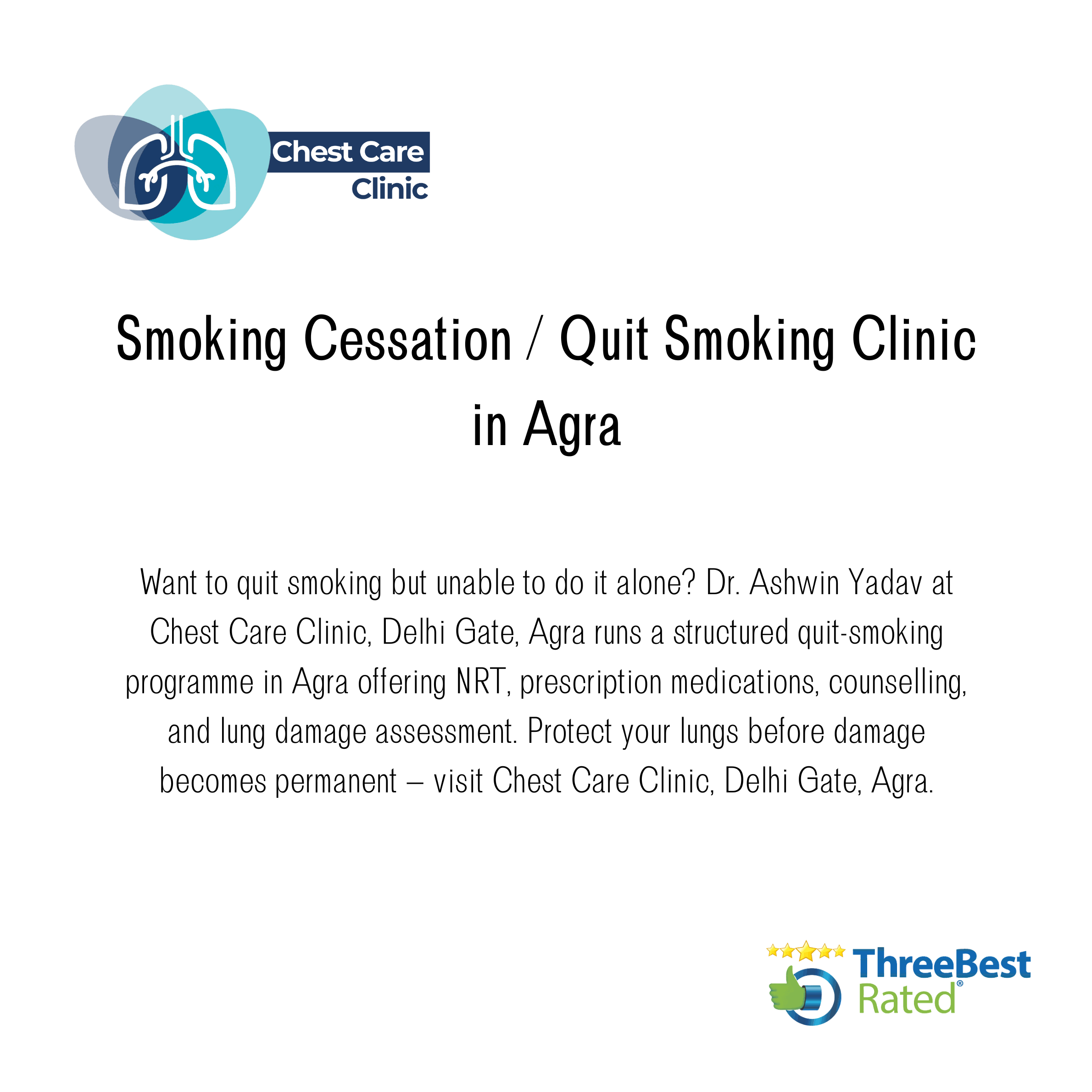 Smoking Cessation / Quit Smoking Clinic in Agra product image