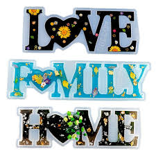 These resin letters make perfect place cards for your holiday dinner parties and can double as party favors if you encourage your guests to take them if you'd just like clear letters, you can skip this step. Maijiabao Large Letters Heart Resin Casting Mold Silicone Mould Jewelry Making Tool Buy From 13 On Joom E Commerce Platform