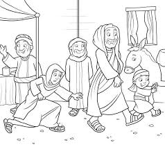 Coloring Page From Biblekids Eu Craft Http X2f X2f Www Jesus Without Language Net X2f Cr Jesus Heals Bible Coloring Pages Sunday School Coloring Pages