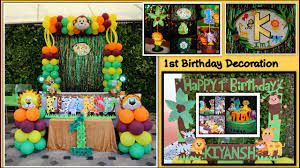 5.0 out of 5 stars 8. 1st Birthday Party Decoration Ideas Jungle Theme Decoration Kids Birthday Party Jungle Party Youtube