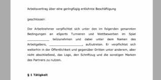 Den vertrag schließen vermieter und mieter als vertragspartner ab. Mustervertrag Fur Esport Teams Rechtsanwalt Marian Hartel