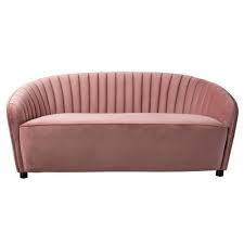 Alice Two Seat Sofa Blush Pink Furniture Design Pink Pleats Sofa Interiors Interiordesign Homedecor In 2020 My Furniture Sofa Seating