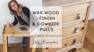 Here we have everything you need. Wood Wax Finish Diy H2obungalow