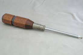 Vintage Proto 9784 Phillips Wood Handle Screwdriver Wood Handle Screwdriver Wood