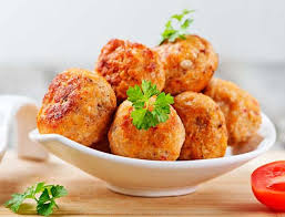 Spicy Chicken Balls American Garden Recipe Spicy Chicken Recipes Tea Time Snacks