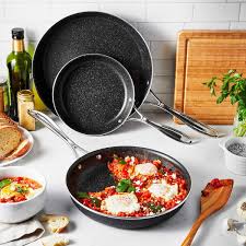 Henckels Capri Notte Granitium 3 Piece Fry Pan Set In 2021 Fry Pan Set Pan Set Pan