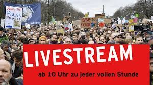 Sympathisanten des „events sprechen davon, dass bis zu 50.000 menschen an der demo teilnehmen werden, die polizei rechnet mit 10.000 teilnehmern. Livestream Zur Klima Demo Um 10 11 Und 12 Uhr Rbb24