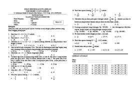 Bacalah setiap soal dengan teliti. Soal Uts I Matematika Kelas 7