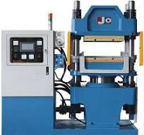 Brake Pad Hot Press Machine with Slide Track for Mold Moving in/out.