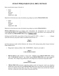 Surat perjanjian sendiri memiliki banyak jenis. Contoh Surat Perjanjian Kesepakatan Jual Beli Tanah Nusagates