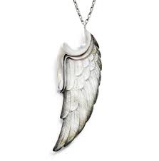Angel Wing Pendant Carved From Mother Of Pearl Wing Pendants Angel Wing Pendant Wing Necklace