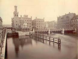 1893 Berlin Muhlendamm Sparkasse Schleuse Berlin Geschichte Historische Fotos Berlin
