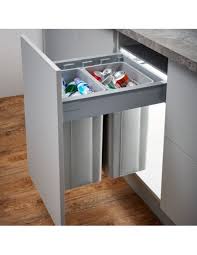 Browse freestanding kitchen cupboards to add storage to your space, or choose kitchen wall units for an integrated solution. Grey 500mm Wesco Pullboy Z Kitchen Waste Bin Pull Out 500mm Depth Family Waste Bin