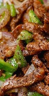 Black Pepper Beef Stir Fry Recipe Beef Recipes Easy Easy Chinese Recipes Stuffed Peppers