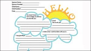 10 Letter Templates For Kids Free Sample Example Format Free Premium Templates
