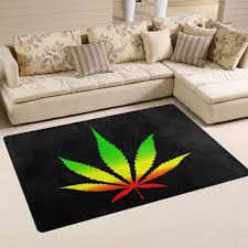 Check spelling or type a new query. Amazon Com Wozo Marijuana Leaf Black Area Rug Rugs Non Slip Floor Mat Doormats For Living Room Bedroom 31 X 20 Inches Home Kitchen