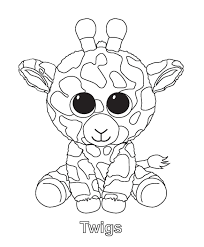 Ty Art Gallery Beanie Boo Birthdays Unicorn Coloring Pages Cat Coloring Page