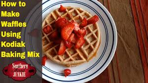 You can find the full recipe and nutrition information here: How To Make Waffles Using Kodiak Baking Mix Youtube
