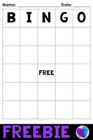 Free Bingo Games To Play Offline Blank Bingo Board Freebie Blank Bingo Board Bingo Board Bingo Cards Printable