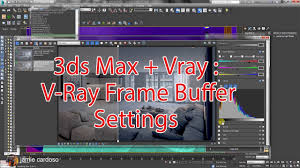 3ds max & Vray Frame Buffer settings (custom captions/subtitles)