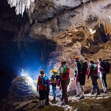 Cave exploration experience with Oxalis Adventure