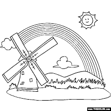 Home > seasons > wind coloring pages. Windmill Coloring Pages Coloring Home