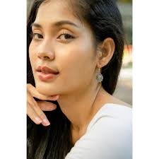 SUVANI 925 Sterling Silver Golden Rutile Rutilated Quartz Gemstone Rope  Edge Vintage Dangle Earrings 1.4"