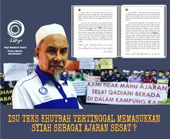 Kemajuan islam malaysia (jakim), othman mustafa, berkata semua kumpulan itu perlu dihapuskan secepat mungkin oleh pihak berkuasa agama negeri di seluruh negara. Isu Teks Khutbah Tertinggal Memasukkan Syiah Sebagai Ajaran Sesat Editor Malaysia