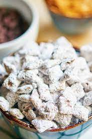 Best Puppy Chow Recipe Aka Muddy Buddies Uses Whole Cereal Box Recipe Best Puppy Chow Recipe Puppy Chow Recipes Puppy Chow Chex Mix Recipe