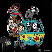 Freddy Krueger Vs Jason Vs Michael Myers Vs Chucky Pin On Jean Painting