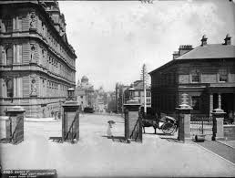 Bridge Street Sydney From Government House Gates Sydney City Australia Glass Plate Negatives