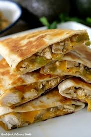 3slide the quesadilla from the pan onto a cutting board and cut into wedges. Cheesy Chicken Quesadillas Great Grub Delicious Treats