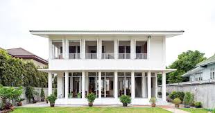 บ านร มคลองสามเสน เราช นชมในแนวค ดการออกแบบสไตล ทรอป ค ลโมเด ร น ซ งเข าก บสภาพภ ม อากาศของไทย ท แม ด เร ยบง าย แต แฝงด วย ภายนอกบ าน บ านเขตร อน บ านในฝ น