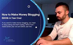 When you have a blog, you can make money writing by monetizing it. How To Make Money Blogging In 2021 203k In Year One